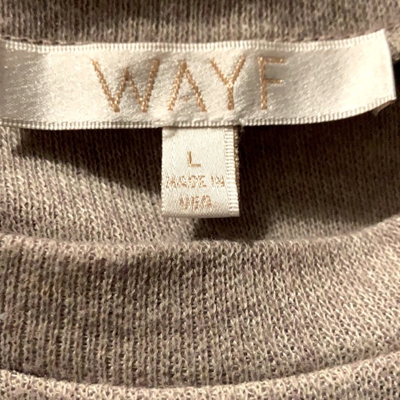 WAYF Lace Up Sweatershirt - Picture 7 of 7